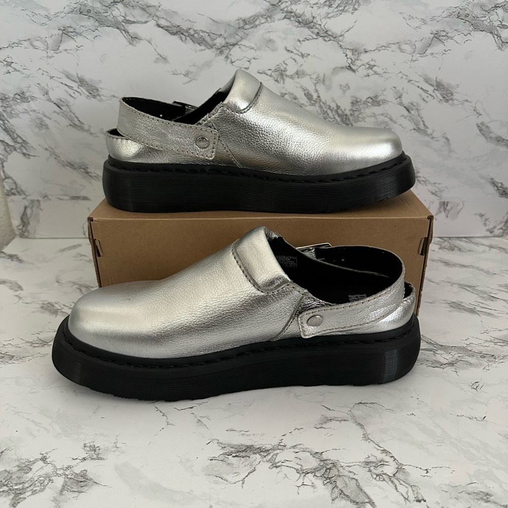 Dr. Martens Laketen Slingback Platform Mules Slip On Shoes NJ004 Women’s Sizes - Picture 2 of 10